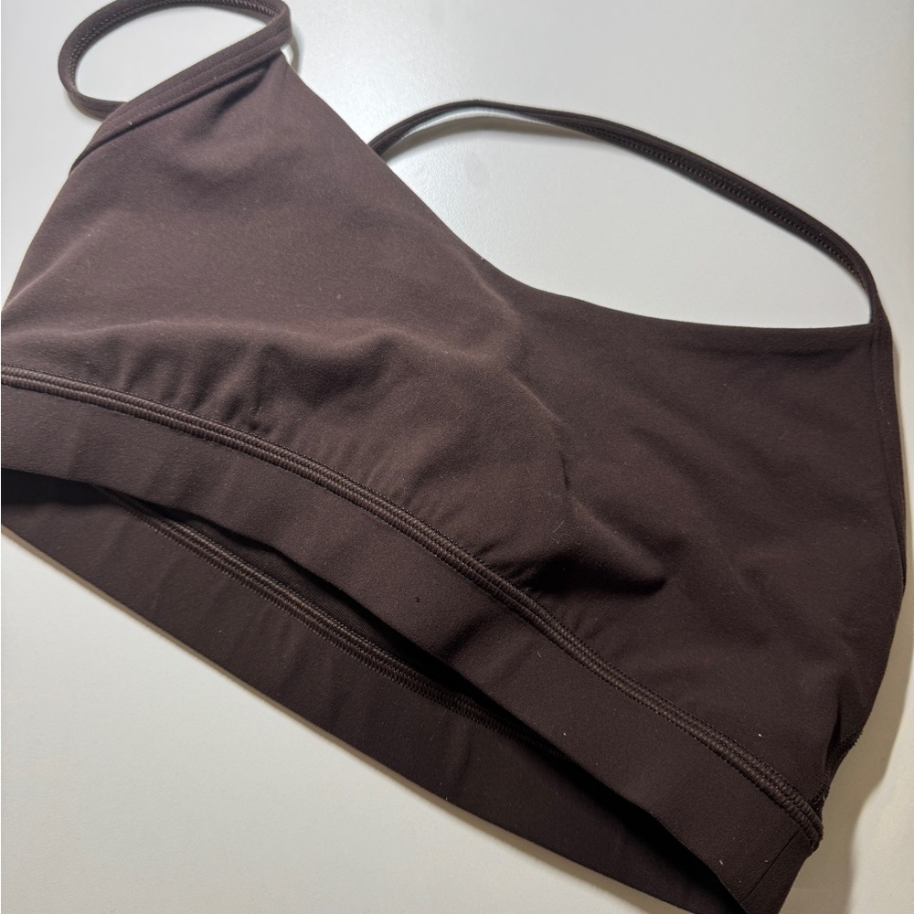 Brown flow y Nulu Lulu bra NO CUPS INSIDE.